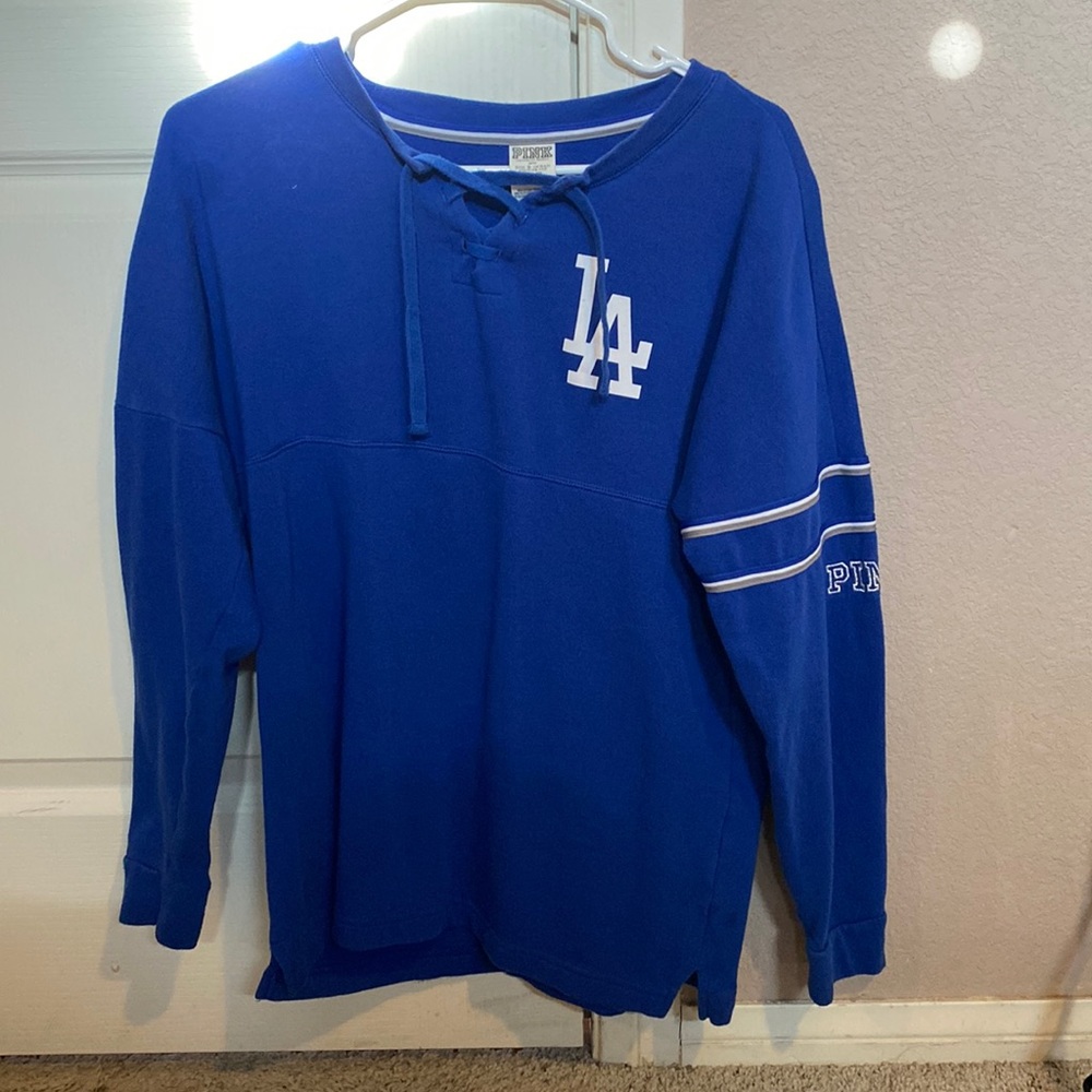 Victoria Secret Pink long sleeve LA dodgers shirt
